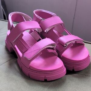 Ganni Pink Chunky Sandals